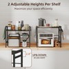 Somdot Microwave Oven Rack, Expandable Microwave Stand Countertop Kitchen Utensils