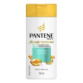 Shampoo Acondicionador Pantene Pro Clásico 2en1 Mini 100ml