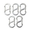 5Pcs Silver Lobster Clasp, Stainless Steel Double Opening Lobster Clasps,