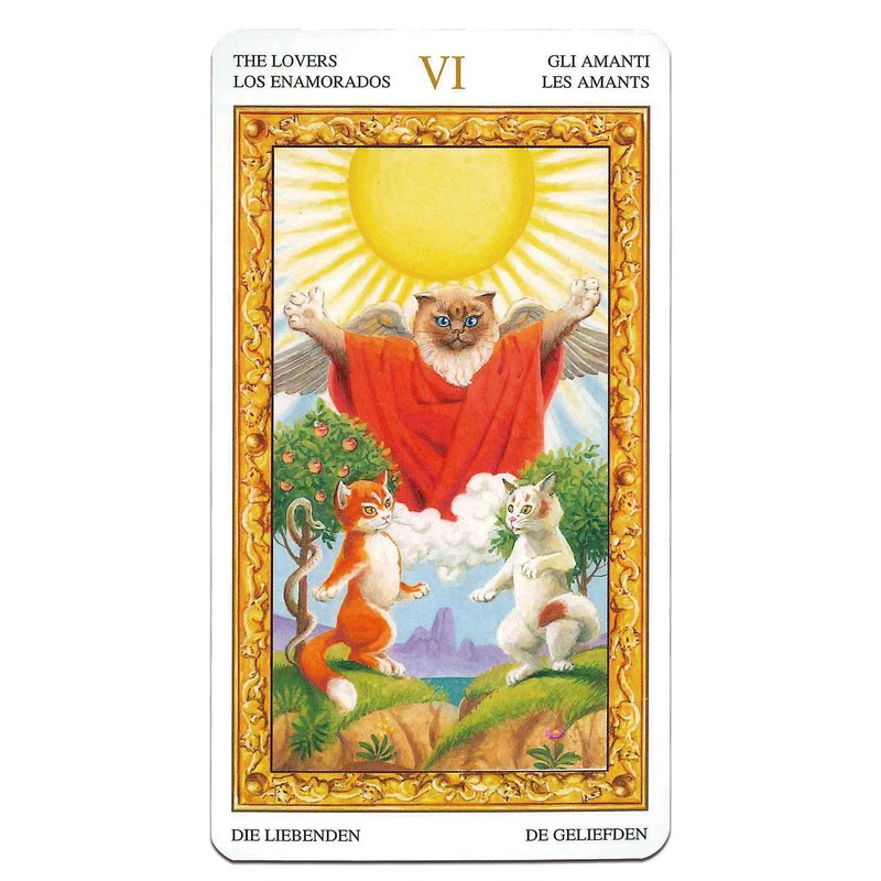 White Cats Tarot "Original Japanese Manual" Tarot Card