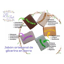 BenJab Set De Jabones Artesanales Benjab De Glicerina Terapéuticos