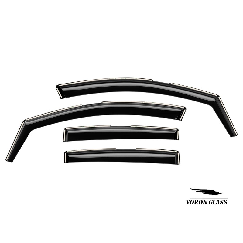 Voron Glass in-Channel Extra Durable Rain Guards for Subaru Impreza