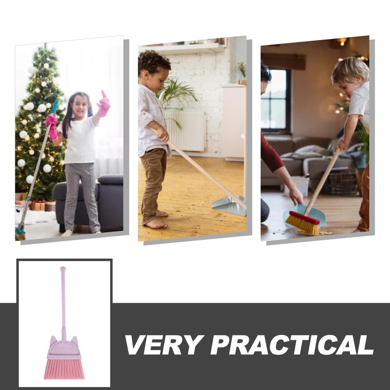 Cabilock Small Cute Kids Broom for Household Cleaning - Indoor