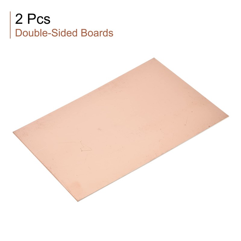 sourcing map Pack of 2 PCB Copper Laminate Board 200