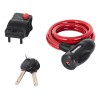 Candado De Cable Con Llave, 10 Mm X 1.0 M