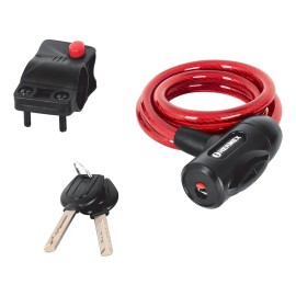 Candado De Cable Con Llave, 10 Mm X 1.0 M Hermex 43922