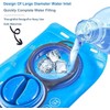 XZSUN Foldable Hydration Bladder, 1L-2L-2.5L-3L Water Bladder Leakproof Water Bag