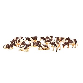 Unbekannt Kids Globe 571968 – Cows Multi-Coloured Flat Standing Pack of 12