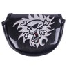 Skull King Embroidery Odyssey Putter Cover for Red Small Mallet with Magnet (Skull, Black)