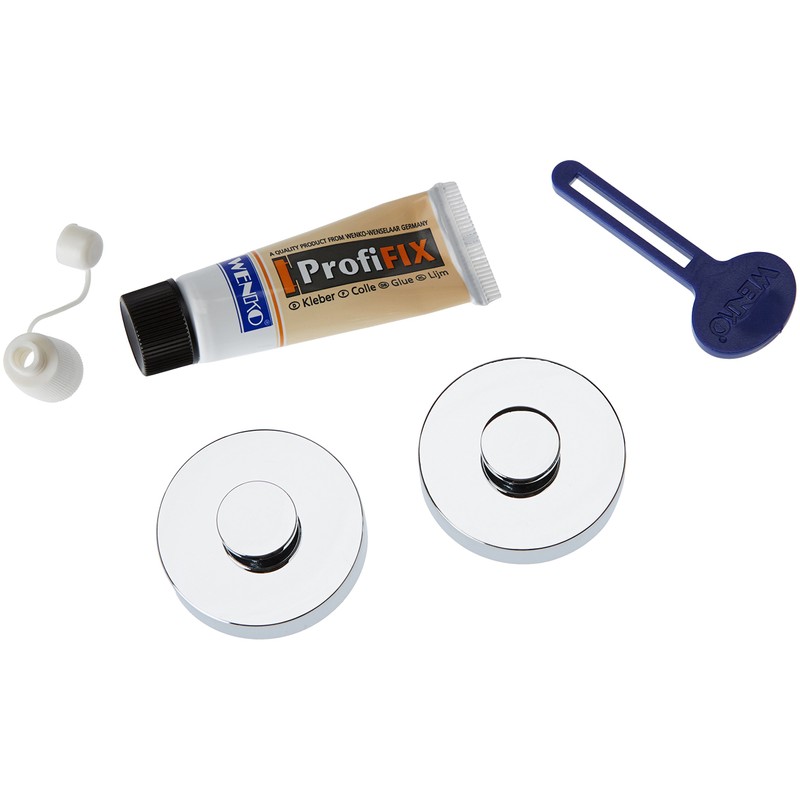 Wenko 20645100 PowerLoc base for Premium & Classic Fixing without