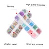 ABOOFAN Snowflake Nail Art Stickers Decorative Sequins Slices for Manicure