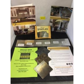 RotoMetals Zinc Sheet Sample Pack for Counter Tops, Table Tops and Bars