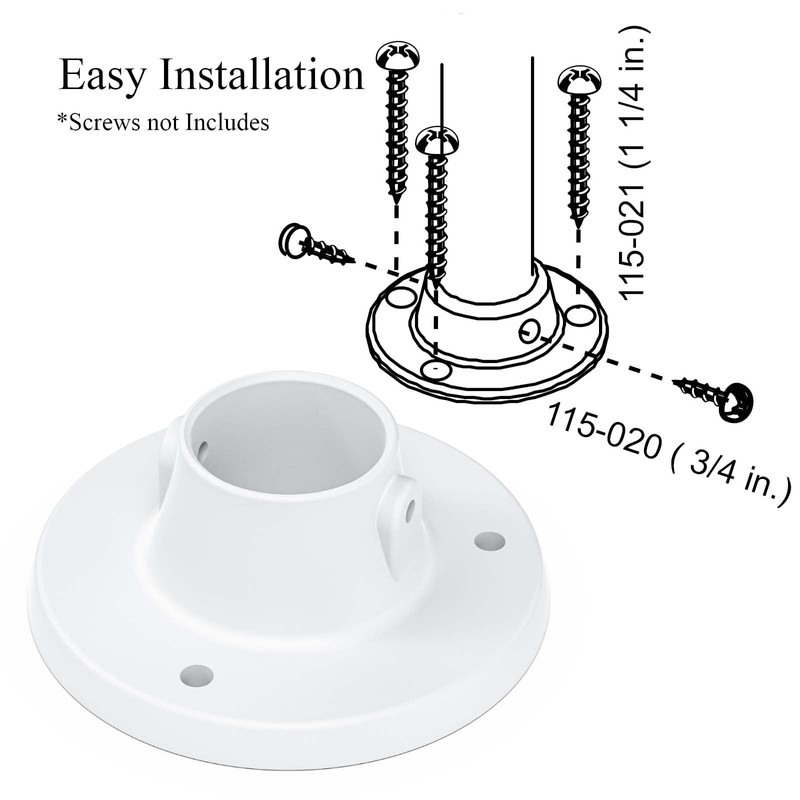 ANTOBLE Pool Ladder Deck Flange to Mount for InnovaPlas Above