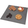 Creative Home Natural Slate Stone 12" Square Cheese Serving Board,