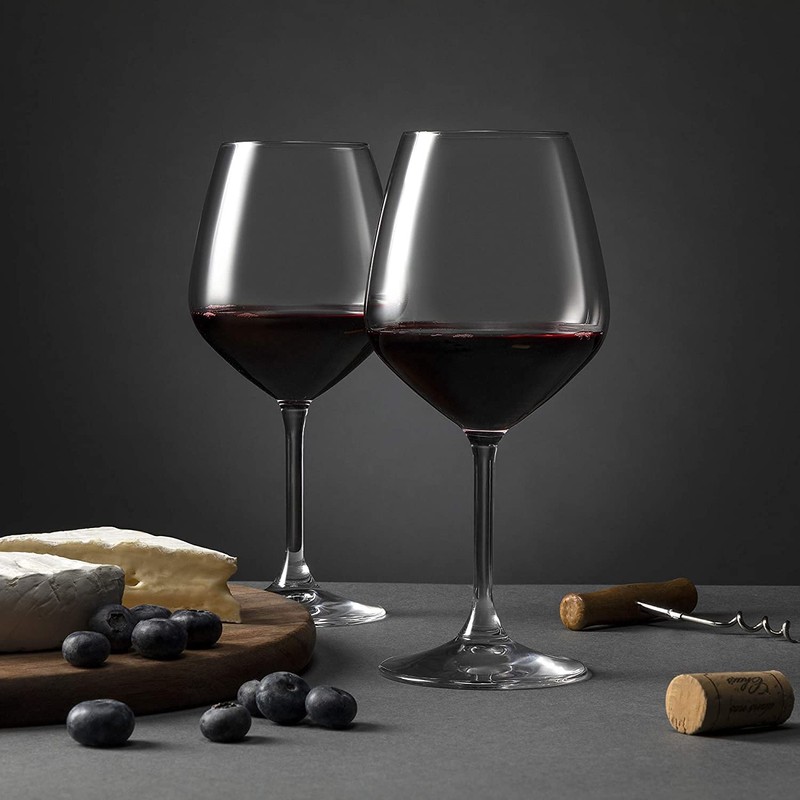 Paksh Novelty Italian Red Wine Glasses - 18 Ounce -