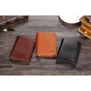 Cronus & Rhea - Wallet with Leather Coin Compartment -