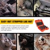 13-Piece 3/8" Drive Impact Bolt Extractor Set, Easy Out Stripped