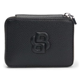 BOSS Women's Anett New SM Zip Around Wallet, black, Standard size