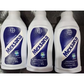 Bayer 3 PACK MEXSANA BAYER DEODORANT POWDER 5.6 OZ EACH 09/2025 FOR ALL  FAMILY MEXICO