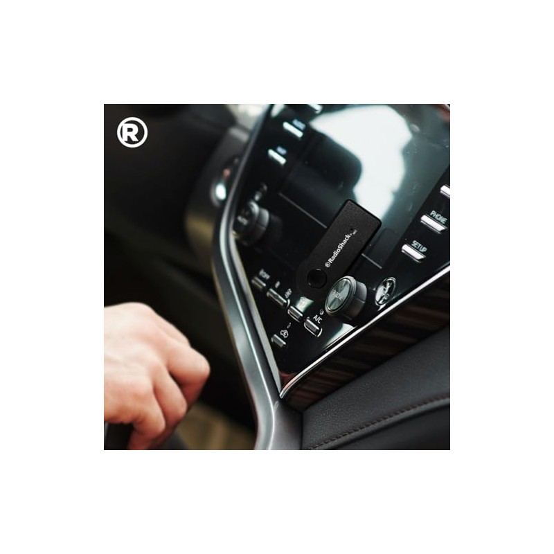 RadioShack Transmisor Bluetooth inalámbrico para Auto. Receptor Bluetooth con Manos