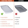 ZubyShax 20 Pack Disposable Aluminum Foil Trays - 32*21*5.5cm/2300ml Tin