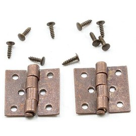 Dollhouse Miniatures 1:12 Scale Butt Hinges with Nails, 4/Pk #CLA05711