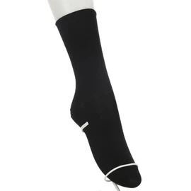 Atsugi JSS1198 Socks (Friendly Design) Unisex, Loose Fit for Vertical and Horizontal Use, Silk Filling, Low Crew Length, 8.7 - 10.2 inches (22 - 26 cm), Black