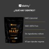 Wellthy Pure Nad+ 100% Puro Suplemento Nutricional Sin Sabor