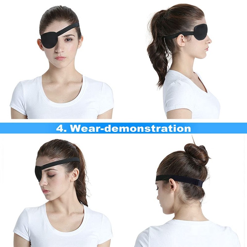 FCAROLYN 3D Eye Patch for Adult and Kid Adjustable Eye