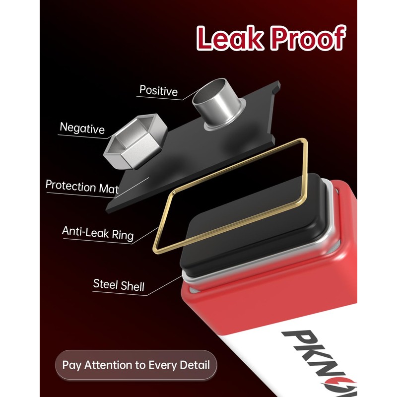 9V Batteries Carbon 9 Volt Battery for Smoke Detector 6F22