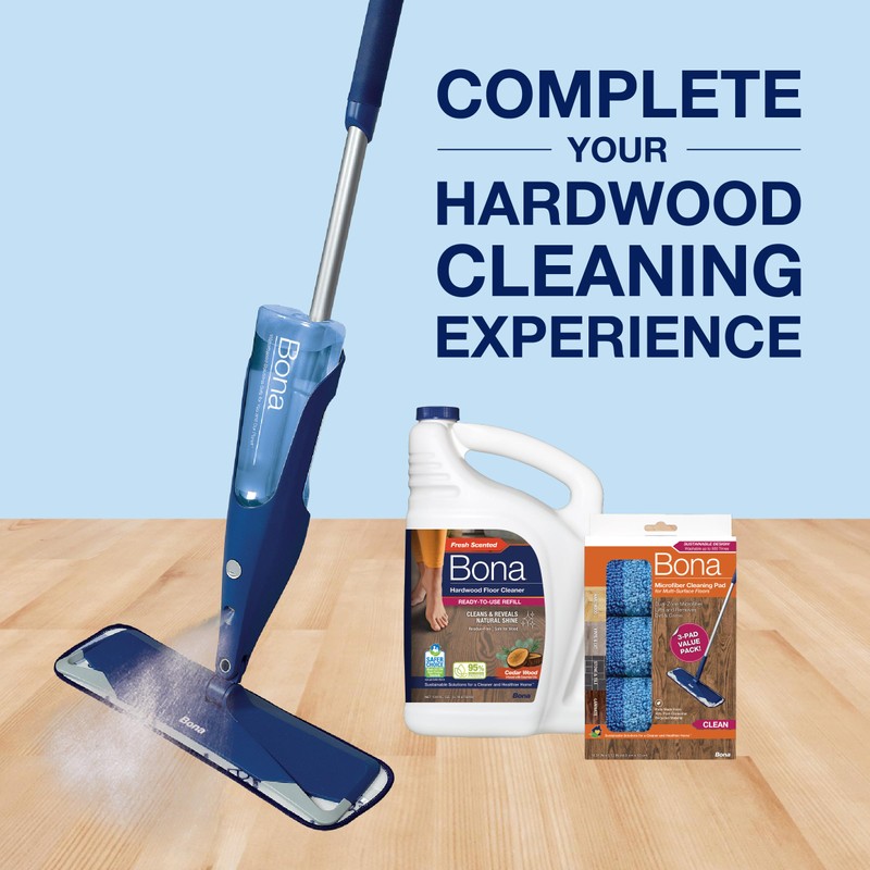 Bona Hardwood Floor Cleaner Refill - 128 fl oz -