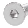 uxcell M3x25mm Flat Head Machine Screws Inner Hex Screw 304