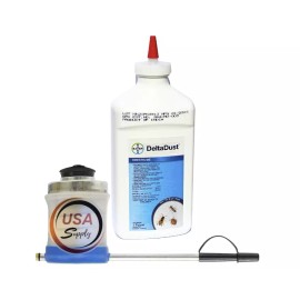 Delta Dust: Advanced Multi Use Pest Insecticide - Includes USA Supply Puffer