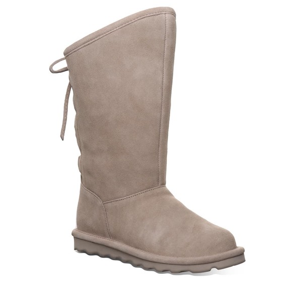BEARPAW Women's Phylly Stone Size 11 | Classic Suede Slip