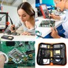 Soldering Iron Set, 13-in-1 Soldering Tips, 80 W, LCD, Adjustable