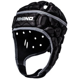 Rhino Unisex Youth Pro Head guard Headguard, Black, SY
