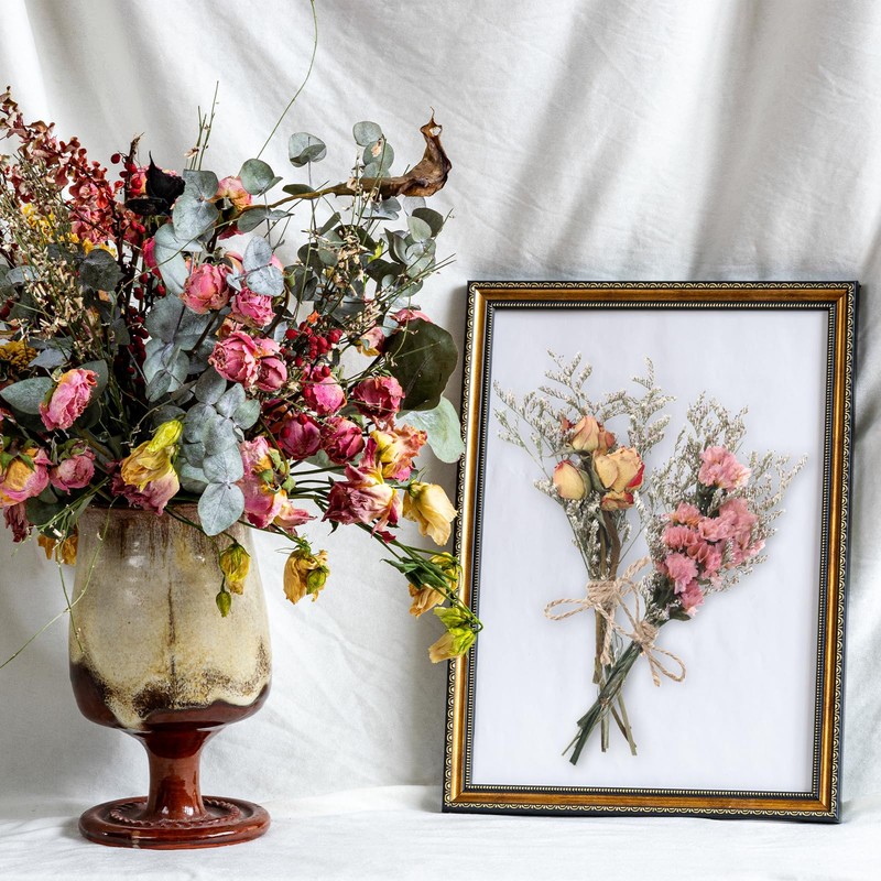 WGXX 12/24 Pack Dried Flowers for Vase Various Mini Bouquet