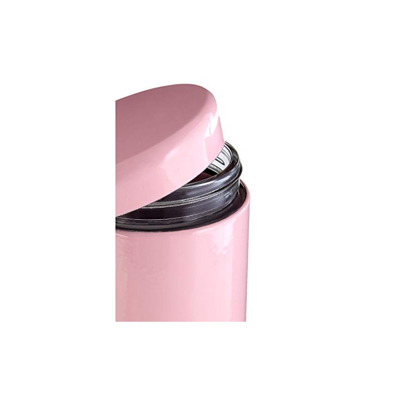 Premier Housewares Homeitem, Glass, steel, Pink, 12x12x24