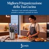Joeji's Kitchen Ceppo portacoltelli da cucina universale senza coltelli con