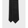 Nonblank Non-Blank FAUX Leather Slim Tie_BLACK