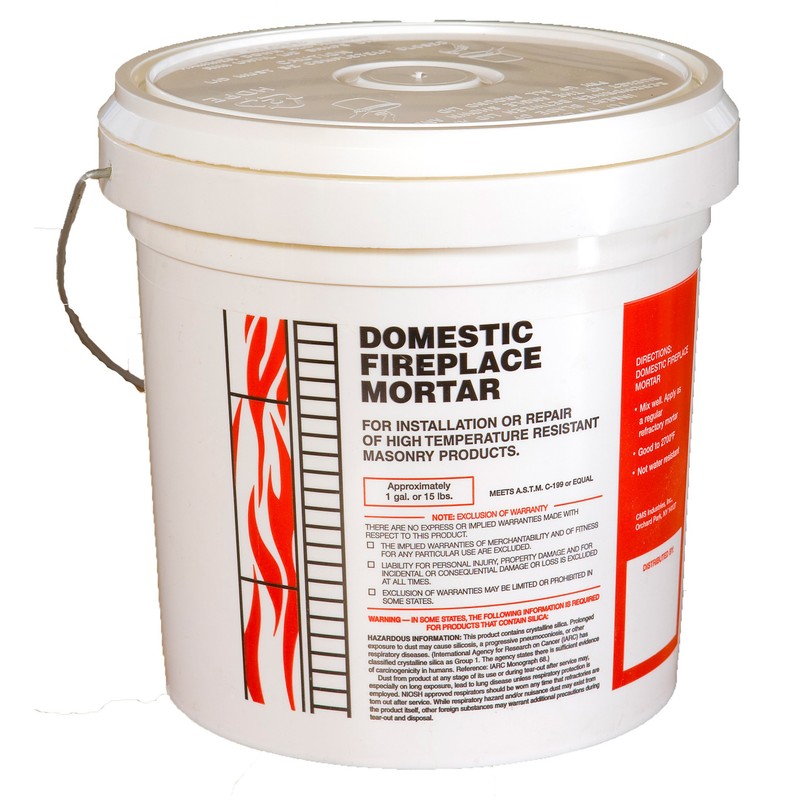 720611 Domestic Fireplace Mortar 15lb