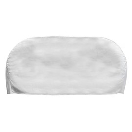 MAKERZ 207 Double-Axle RV Tire Cover for RV, Travel Trailer, Camper, Motorhome, Class A, Class C, 5th Wheel - Fits 27" Tire Diameters, White