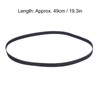 Alomejor Black Record Player Turntable Belt Replacement Rubber Recorder Drive