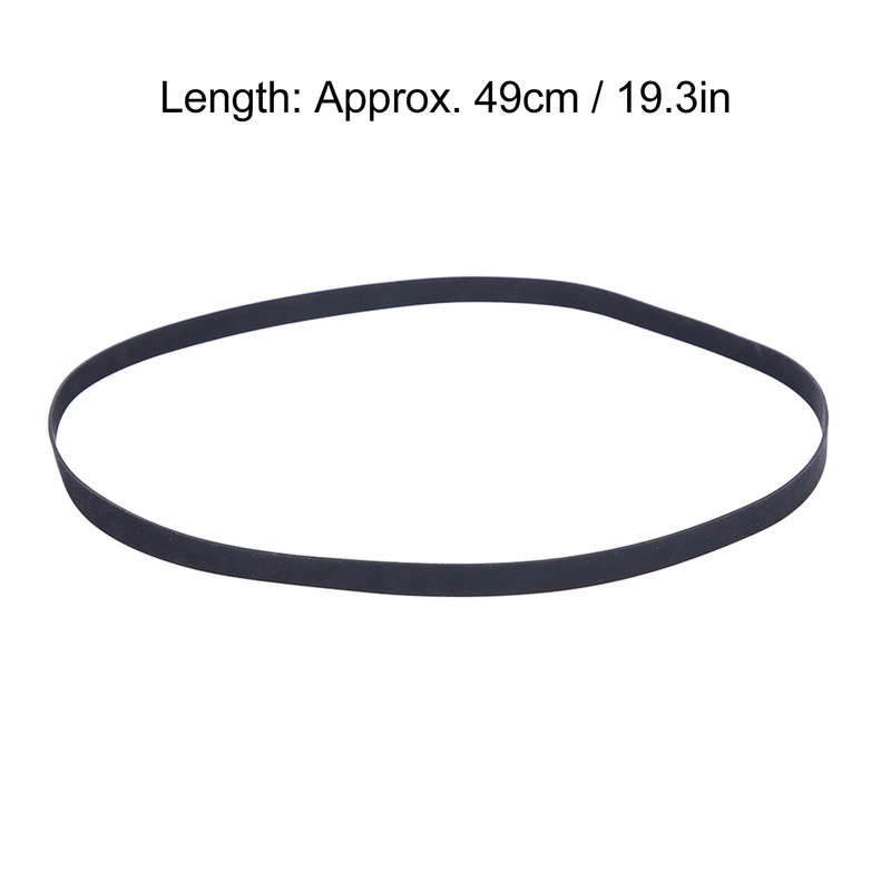 Alomejor Black Record Player Turntable Belt Replacement Rubber Recorder Drive