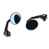Pair of Motorcycle Rearview Mirror Wide View Aluminum Alloy Universal