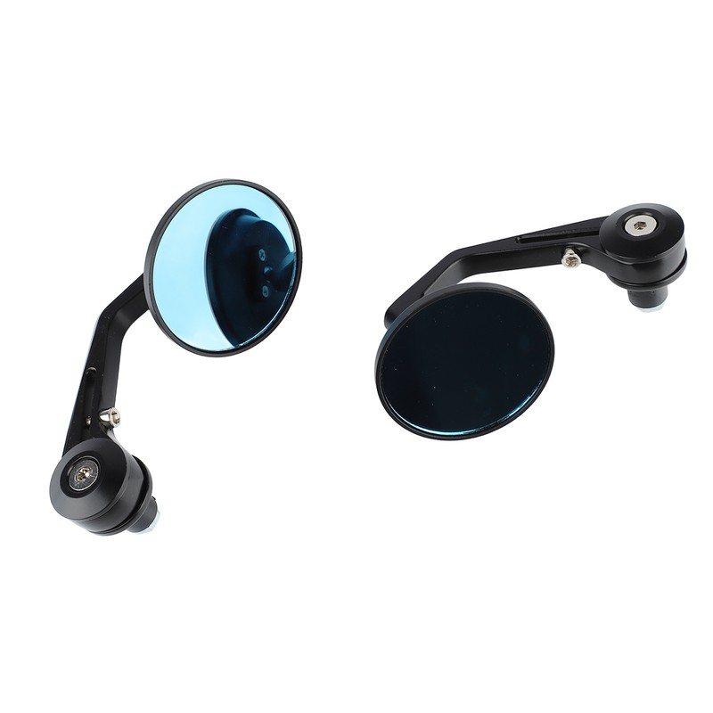 Pair of Motorcycle Rearview Mirror Wide View Aluminum Alloy Universal
