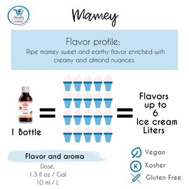 Deiman Natura Artificial Food Flavoring Mamey Essence (4 fl oz)
