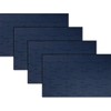 pigchcy Plastic Placemats,Washable Vinyl Woven Table Mats,Elegant Heat-Resistant Placemats for
