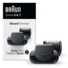 Braun EasyClick Beard Trimmer Attachment for Series 5, 6 and 7 Electric Razors, Compatible with Electric Shavers 5018s, 5020s, 6075cc, 7071cc, 7075cc, 7085cc, 7020s, 5050cs, 6020s, 6072cc, 7027cs