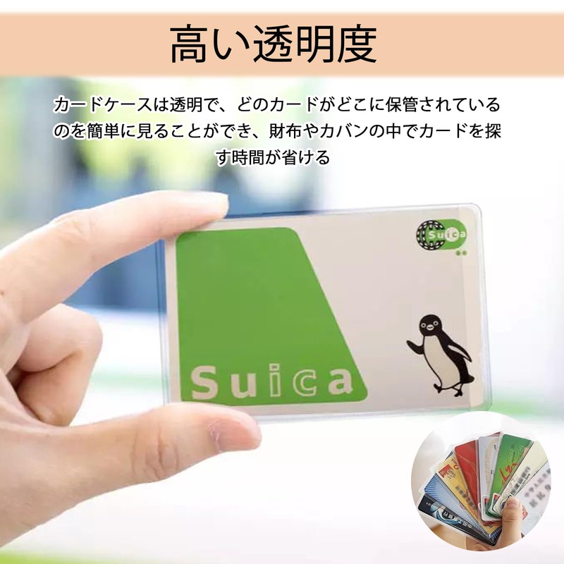Anboli Card Protective Case Card Case Transparent Card Protective Film